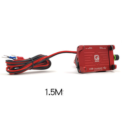 Mobile Phone Fixing Bracket with Charger (Aluminium)