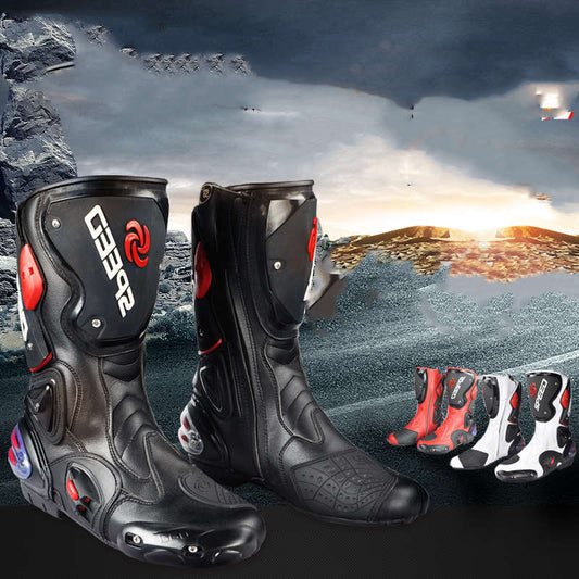 SPEED, Road riding, Racing, motorcycle boots
