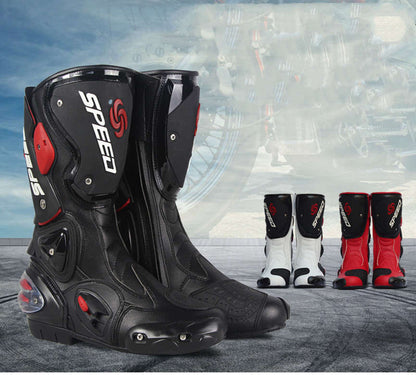 SPEED, Road riding, Racing, motorcycle boots