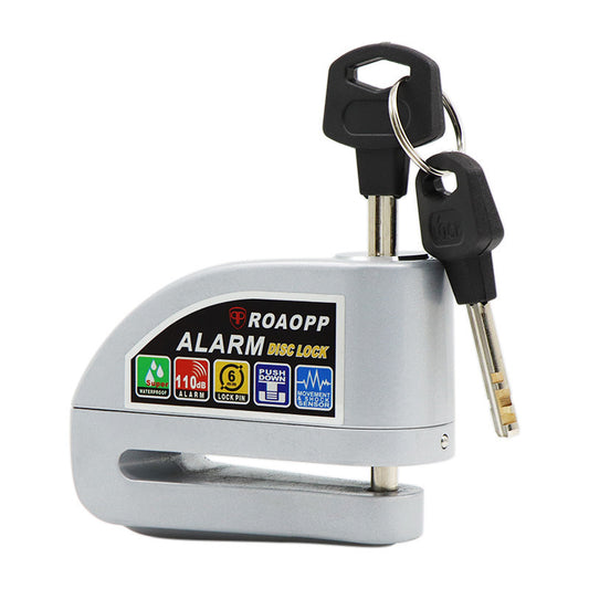 Aluminum Alloy Alarmed Disc Brake Lock, Motorcycle Lock
