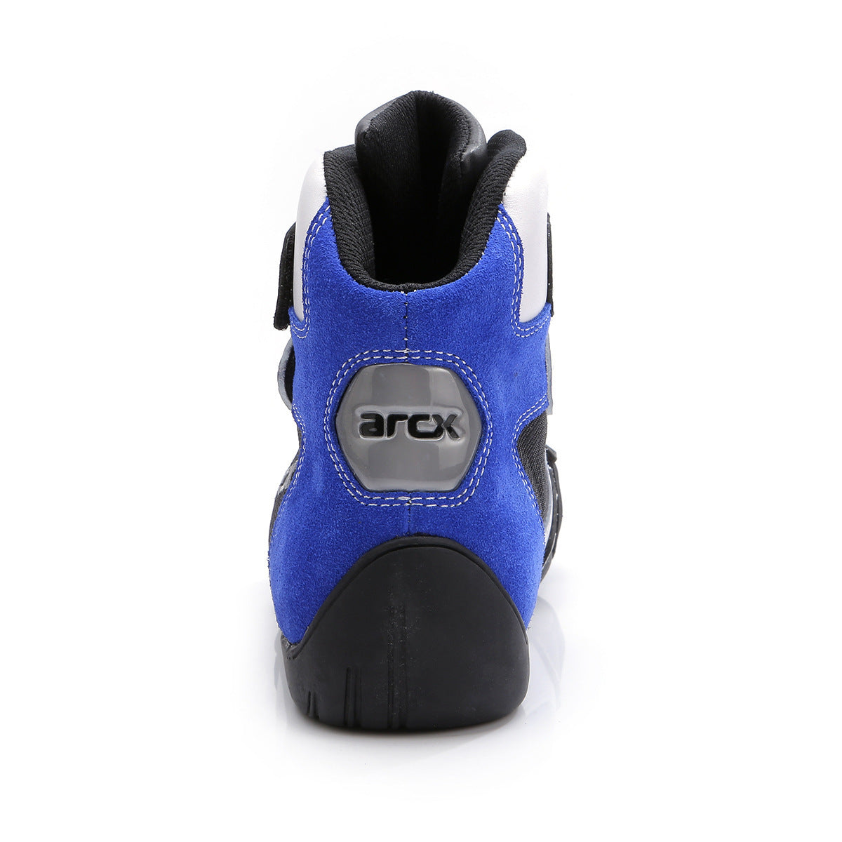 Motorcycle Boots, Shoes, Blue Leather, Breathable
