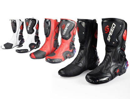 SPEED, Road riding, Racing, motorcycle boots