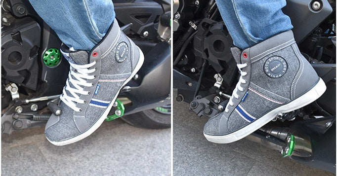 Protective Motorcycle Short Riding Boots