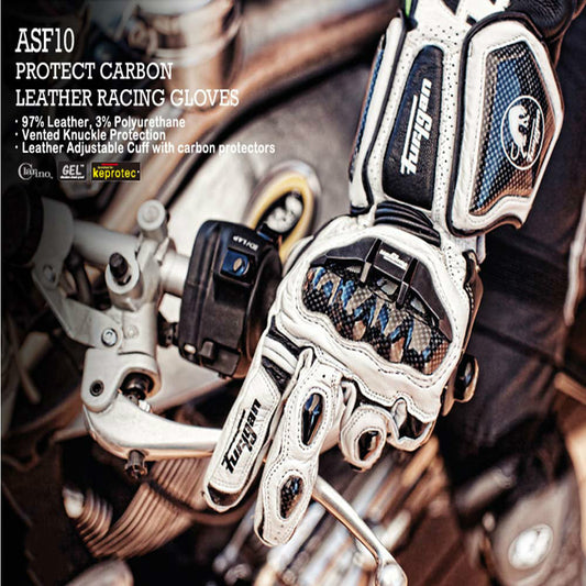 FURYGAN........Motorcycle Riding Gloves, Carbon Fibre, Leather