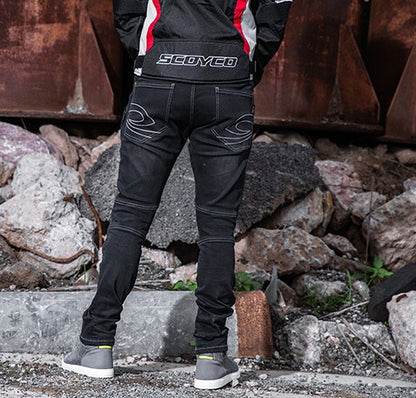 Motorcycle Jeans,  Retro styling, Anti-fall Protective Gear