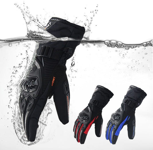 Waterproof motorcycle gloves