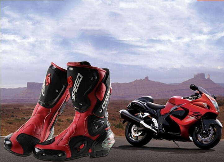 SPEED, Road riding, Racing, motorcycle boots