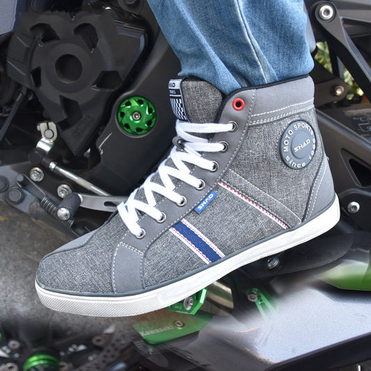 Protective Motorcycle Short Riding Boots