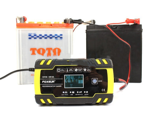 Motorcycle/Car/Truck 12V 24V Battery Charger