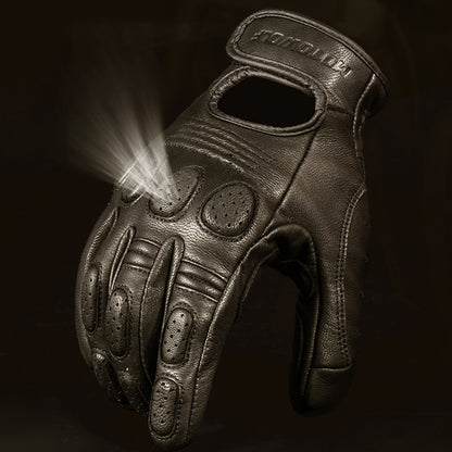Classic Motorcycle Leather Gloves