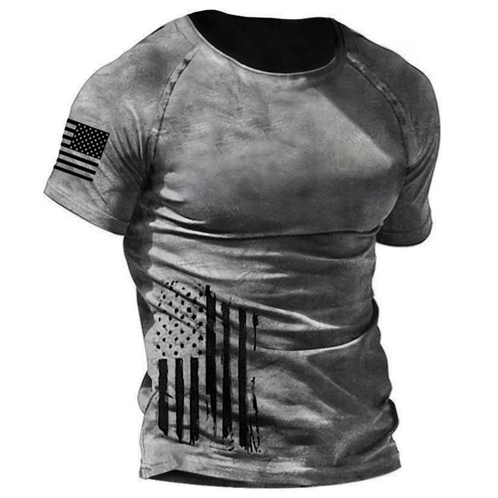 Men's Vintage Motorcycle T-Shirt 3D Printing